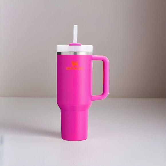 🔥Stanley Heat Wave The Quencher H2.0 Flowstate Tumbler 30 Oz Vivid Violet NWT🔥 - Picture 1 of 4